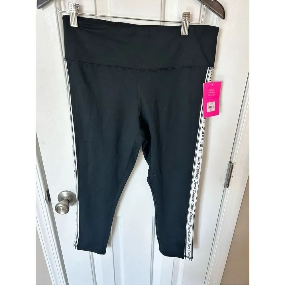 Juicy couture, black Capri legging size large new with tag